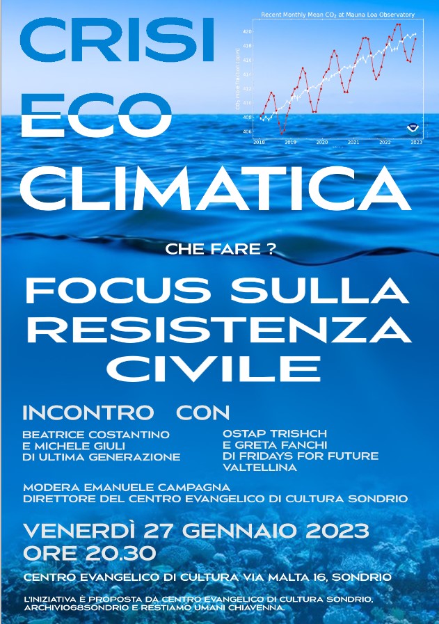 CRISI ECO-CLIMATICA - focus sulla resistenza civile